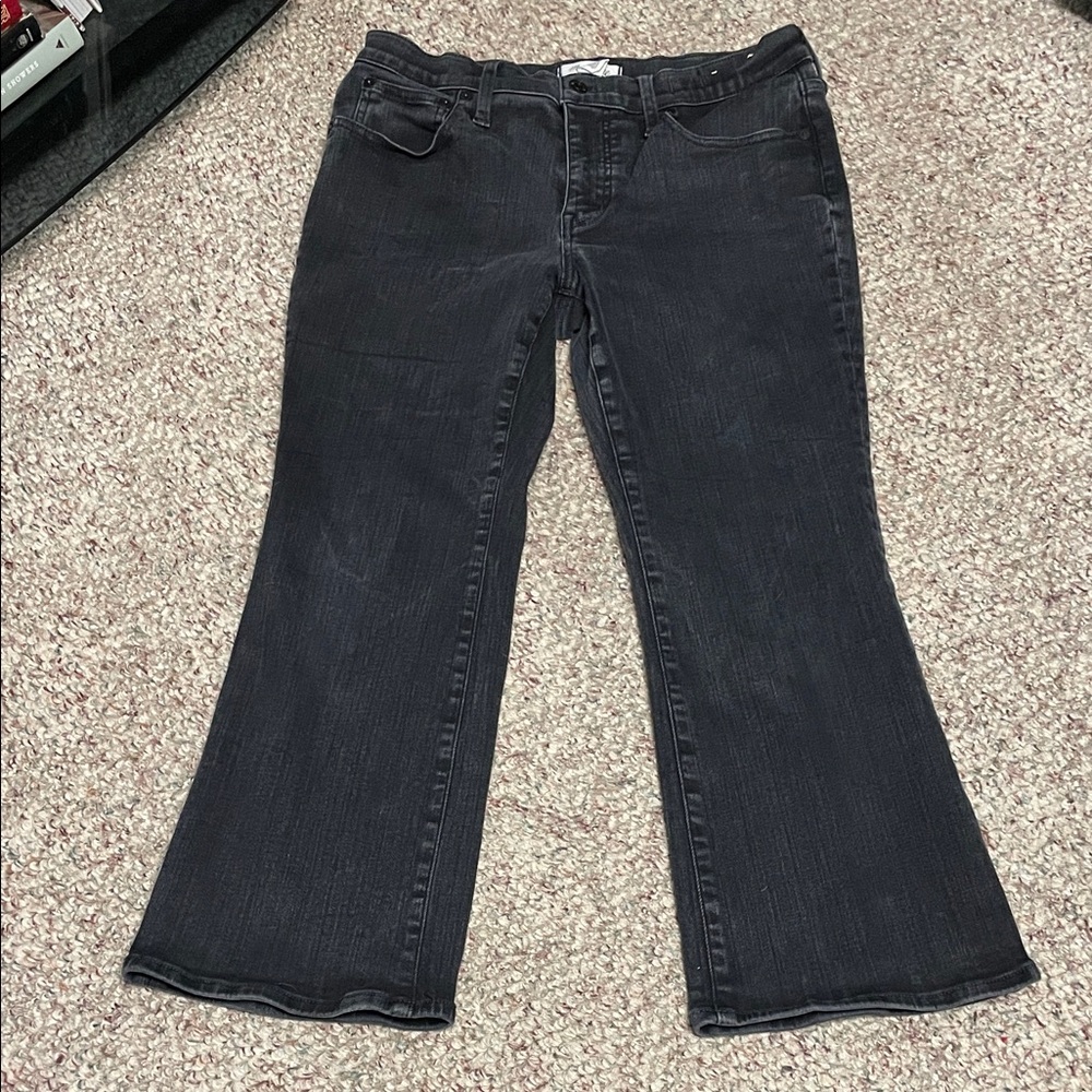 Madewell Black Flare & Wide Leg Jeans